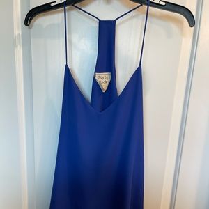 Royal blue tank